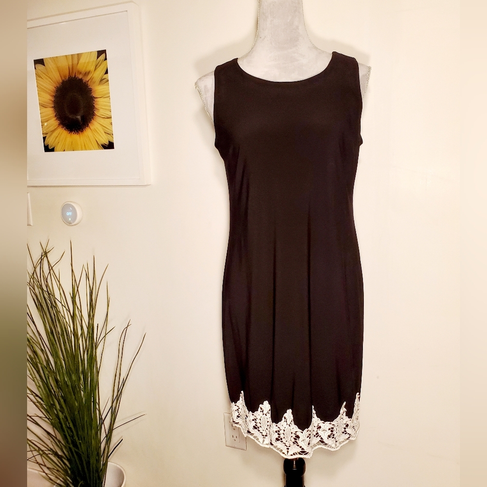Crochet Trim Dress